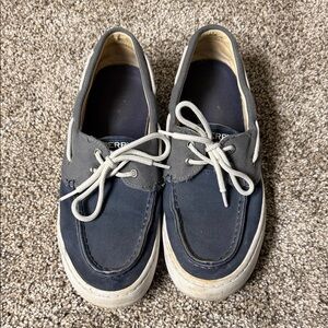 Sperry Men's Blue and Gray Boat Shoes